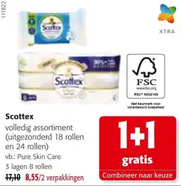 Colruyt Scottex volledig assortiment aanbieding