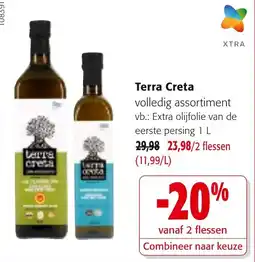 Colruyt Terra Creta volledig assortiment aanbieding