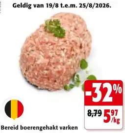 Colruyt Bereid boerengehakt varken aanbieding