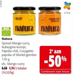 Colruyt Natura spread aanbieding