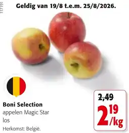 Colruyt Boni Selection appelen Magic Star aanbieding