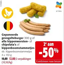 Colruyt Gepaneerde gevogelteburger aanbieding