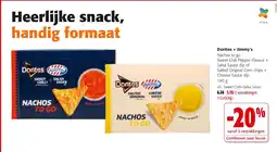 Colruyt Doritos + Jimmy's nachos to go aanbieding