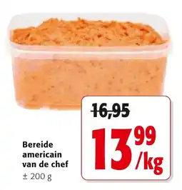 Colruyt Bereide americain van de chef aanbieding
