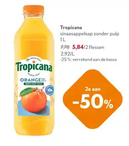 OKay Tropicana sinaasappelsap zonder pulp aanbieding