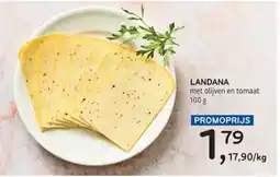Alvo Landana met olijven en tomaat aanbieding