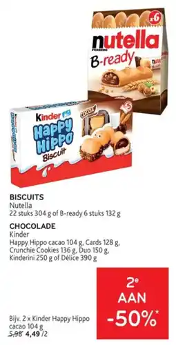 Alvo Kinder Happy Hippo cacao aanbieding