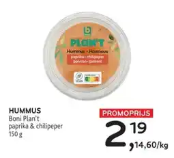 Alvo Hummus Boni Plan't aanbieding