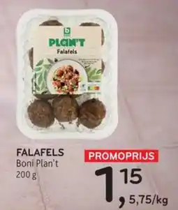 Alvo Falafels Boni Plan't aanbieding
