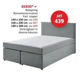 Weba Boxspring Bonnelverenmatras aanbieding