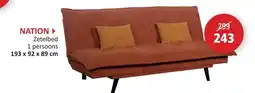 Weba Nation zetelbed aanbieding