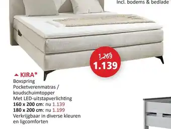 Weba Kira boxspring aanbieding