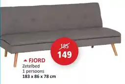 Weba Fjord zetelbed aanbieding