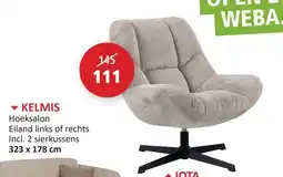 Weba Kelmis hoeksalon aanbieding