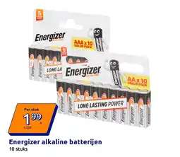 Action Energizer alkaline batterijen aanbieding
