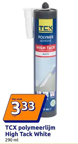 Action Tcx polymeerlijm high tack white aanbieding