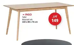 Weba Tafel ingo aanbieding