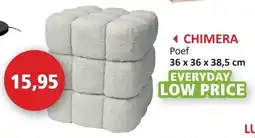 Weba Chimera poef aanbieding