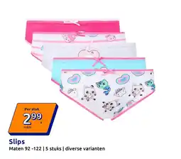 Action Slips aanbieding