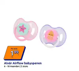 Action Alvär Airflow babyspenen aanbieding