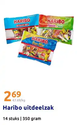 Action Haribo uitdeelzak aanbieding