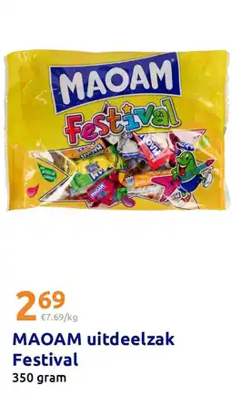 Action Maoam uitdeelzak festival aanbieding