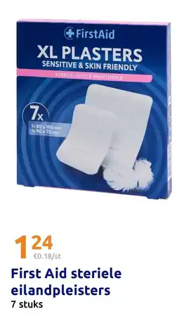 Action First Aid steriele eilandpleisters aanbieding