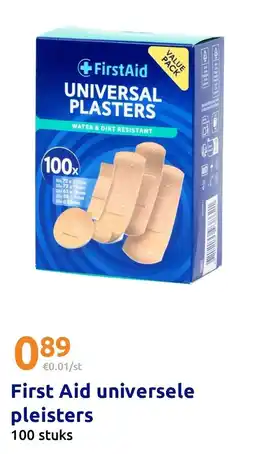 Action First Aid universele pleisters aanbieding