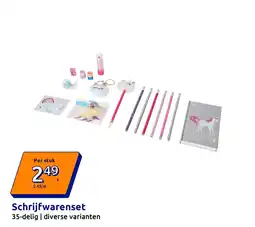 Action Schrijfwarenset aanbieding