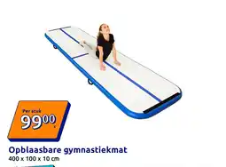 Action Opblaasbare gymnastiekmat aanbieding