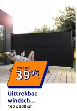 Action Uittrekbaar windscherm aanbieding