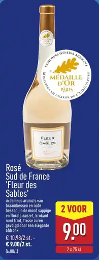 ALDI Rosé Sud de France 'Fleur des Sables' aanbieding