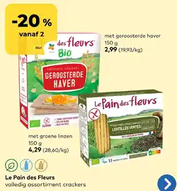 Bio Planet Krokante crackers geroosterde haver aanbieding