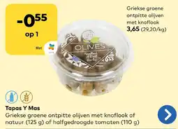 Bio Planet Griekse groene ontpitte olijven aanbieding