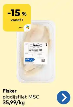 Bio Planet Fisker pladijsfilet MSC aanbieding