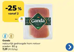 Bio Planet Ganda natuurlijk gedroogde ham natuur aanbieding
