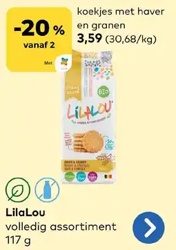 Bio Planet koekjes met haver en granen aanbieding