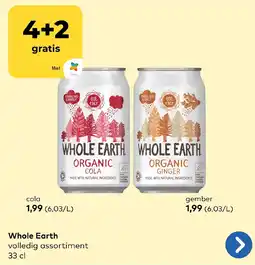 Bio Planet Whole Earth volledig assortiment aanbieding