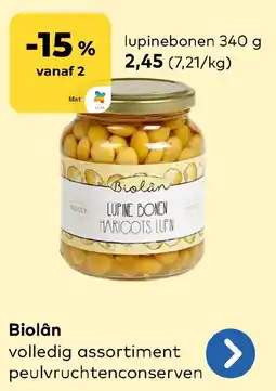 Bio Planet lupinebonen aanbieding