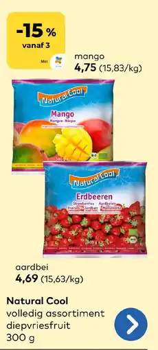 Bio Planet Natural Cool volledig assortiment diepvriesfruit aanbieding