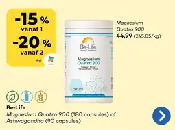 Bio Planet Be-Life Magnesium Quatro 900 aanbieding