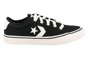 Berca Shoes Converse Sneaker Laag Jongens Maat 33/38 Star Replay - Zwart aanbieding