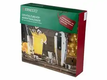 Lidl ERNESTO® Adventskalender cocktailaccessoires, 42-delig aanbieding