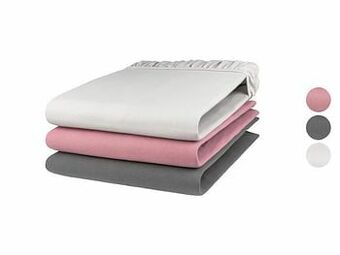 Lidl Livarno Home Jersey hoeslaken, 90-100 x 200 cm aanbieding