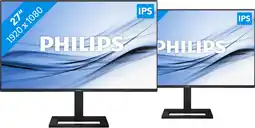 Coolblue Philips 27E1N1300AE/00 Duo Pack aanbieding