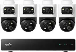 Coolblue Eufy PoE Security System + NVR + S4 4-Pack aanbieding