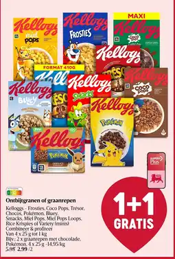 Delhaize Ontbijtgranen of graanrepelen aanbieding