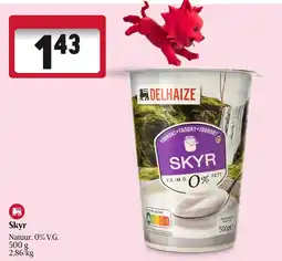 Delhaize Skyr aanbieding