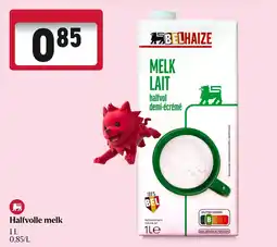 Delhaize Halfvolle melk aanbieding