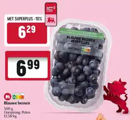 Delhaize Blauwe bessen aanbieding